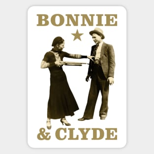 Bonnie & Clyde Sticker